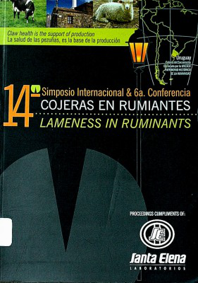 Cojeras en rumiantes = Lameness in rumiants