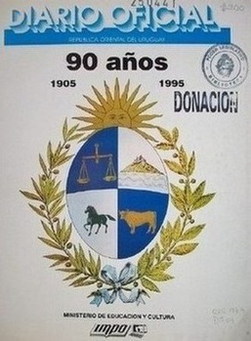 Diario Oficial : 90 años, 1905-1995