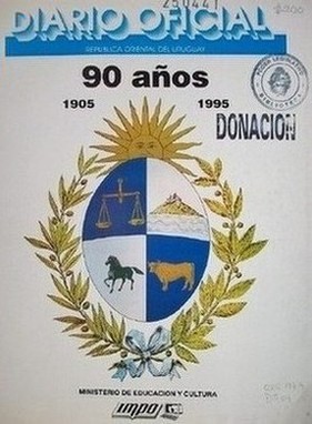 Diario Oficial : 90 años, 1905-1995