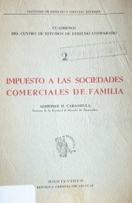 Impuesto a las sociedades comerciales de familia