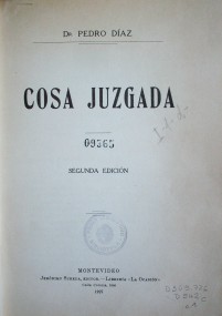 Cosa juzgada