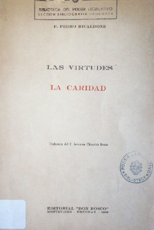 Las virtudes : la caridad