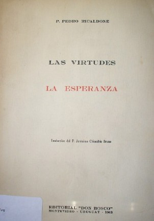 Las virtudes : la esperanza