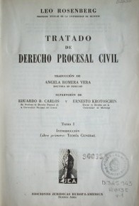 Tratado de Derecho Procesal Civil