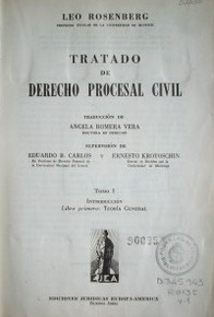 Tratado de Derecho Procesal Civil