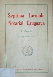 Séptima jornada notarial uruguaya