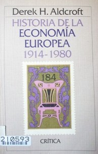 Historia de la economía europea 1914-1980