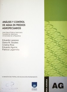 Análisis y control de agua en predios agropecuarios