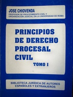 Principios de Derecho Procesal Civil