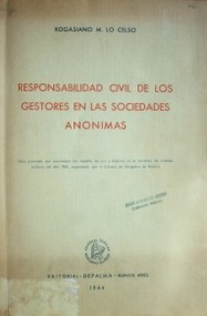 Responsabilidad civil de los gestores en las sociedades anónimas