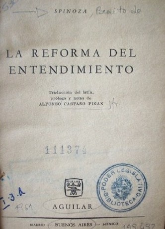 La reforma del entendimiento