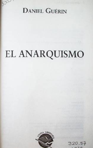 El anarquismo