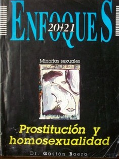 Prostitución y homosexualidad : las minorías sexuales