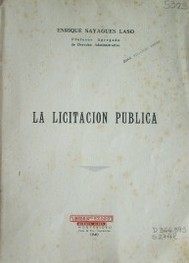 La licitación pública