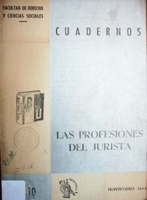 Las profesiones del jurista