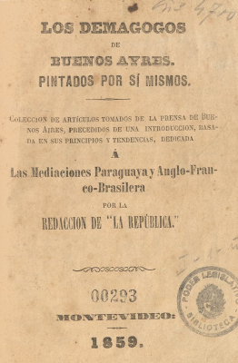 Los demagogos de Buenos Ayres [sic] : pintados por sí mismos
