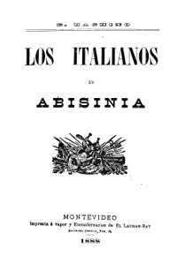Los italianos en Abisinia