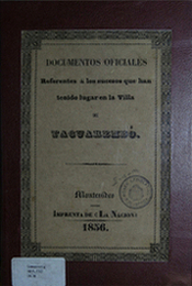 Documentos oficiales referentes a los sucesos de Tacuarembó