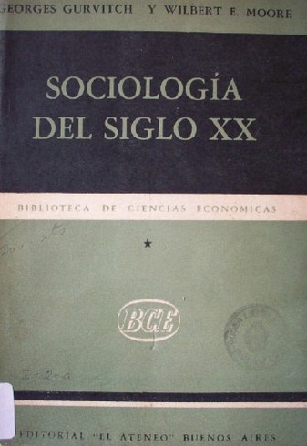 Sociología del siglo XX