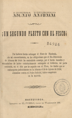 Asunto Antonini : ¡un segundo pleito con el fisco!