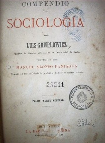 Compendio de sociología