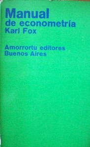 Manual de econometría