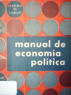 Manual de economía política