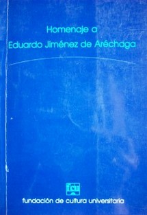 Homenaje a Eduardo Jiménez de Aréchaga