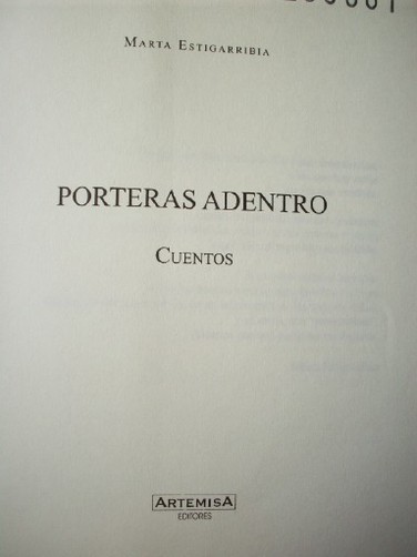 Porteras adentro : cuentos