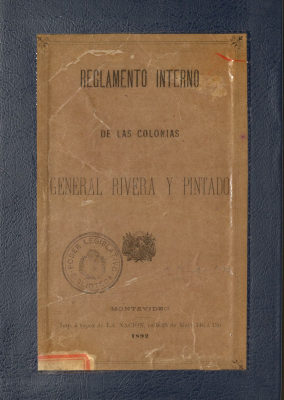 Reglamento interno de las colonias General Rivera y Pintado