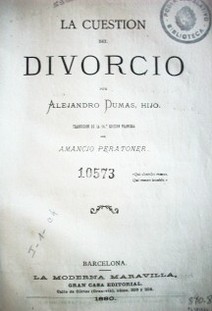 La cuestión del divorcio