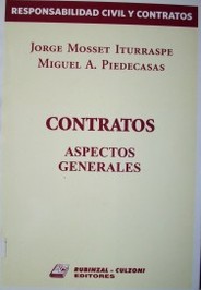 Contratos : aspectos generales