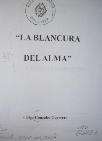 "La blancura del alma"