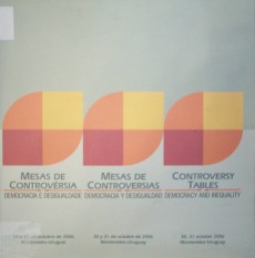 Mesas de controversias : democracia y desigualdad = Mesas de controvérsia : democracia e desigualdade = Controversy table : democracy and inequality