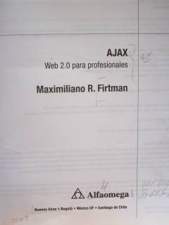 Ajax : web 2.0 para profesionales