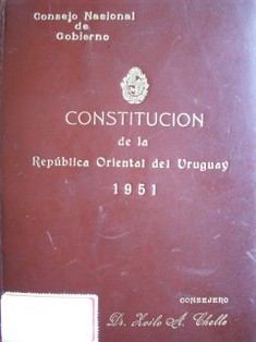 Constitución de la República Oriental del Uruguay