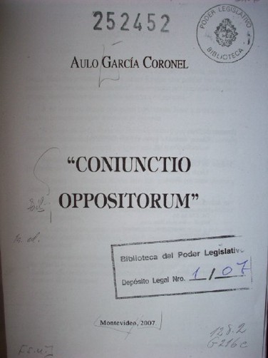 "Coniunctio oppositorum"
