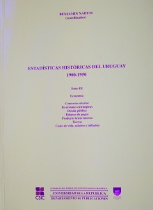 Estadísticas históricas del Uruguay : 1900-1950