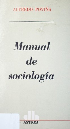 Manual de sociología