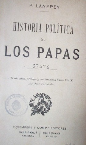 Historia política de los Papas