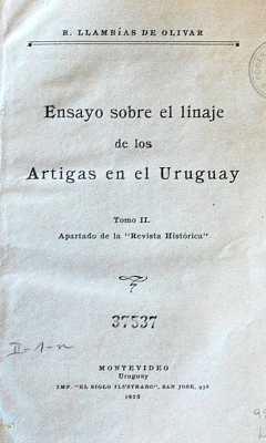 Ensayo sobre el linaje de los Artigas en el Uruguay