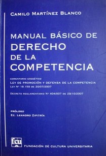 Manual básico de derecho de la competencia