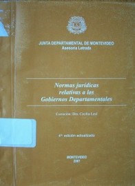 Normas jurídicas relativas a los Gobiernos Departamentales