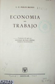 Economía del trabajo