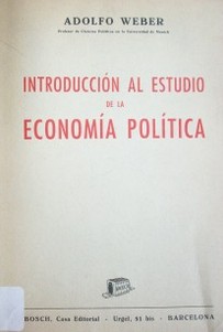 Introducción al estudio de la economía política