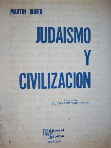 Judaísmo y civilización