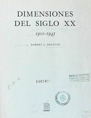 Dimensiones del siglo XX : 1900-1945