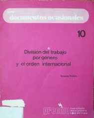 División del trabajo por género y el orden internacional