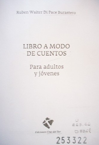 Libro a modo de cuentos : para adultos y jóvenes