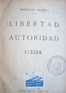 Libertad y autoridad